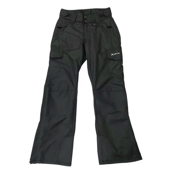 Arctix Ski Snow Cargo Pants Womens Small Black Ankle Zip Insulated Snowboarding - Picture 1 of 12